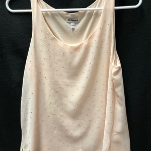 Express embellished Tulip back tank